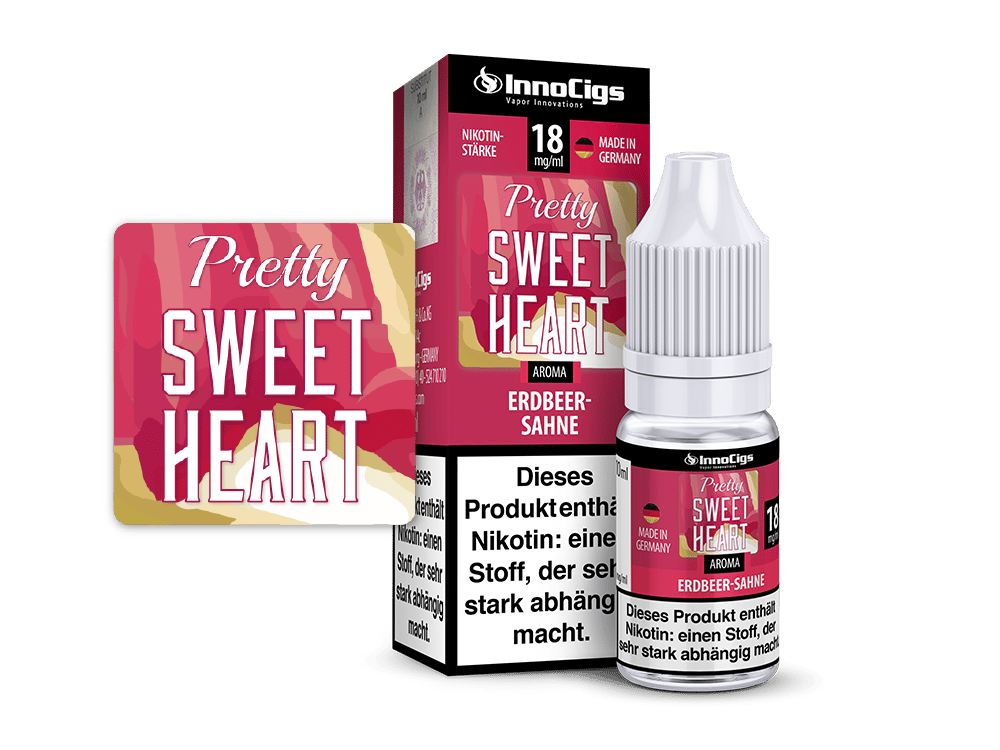 InnoCigs - Pretty Sweetheart Erdbeer-Sahne Aroma 9 mg/ml