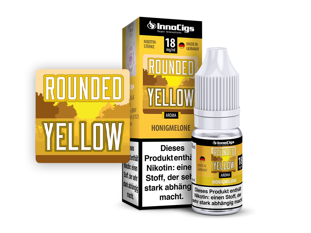 InnoCigs - Rounded Yellow Honigmelone Aroma 18 mg/ml