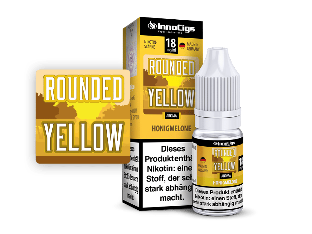 InnoCigs - Rounded Yellow Honigmelone Aroma 3 mg/ml