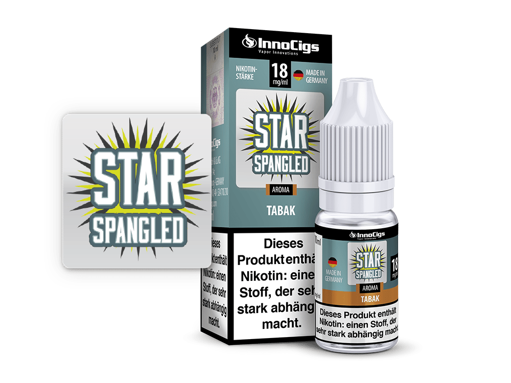 InnoCigs - Star Spangled Tabak Aroma 0 mg/ml 10er Packung
