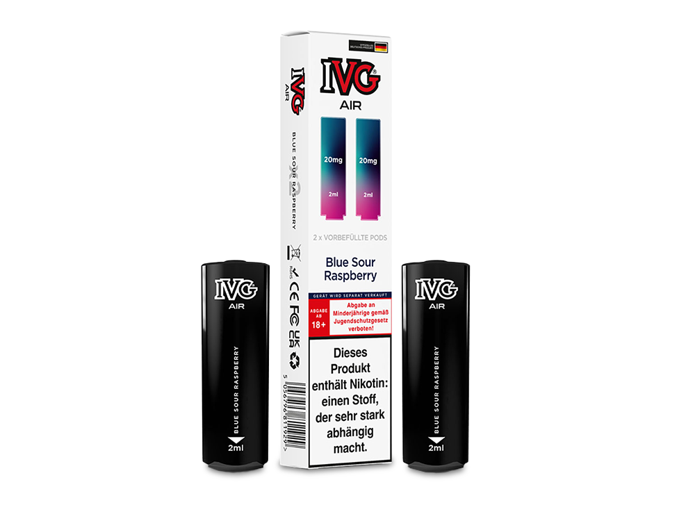 IVG - AIR Pod Blue Sour Raspberry 20 mg/ml (2 Stück pro Packung)