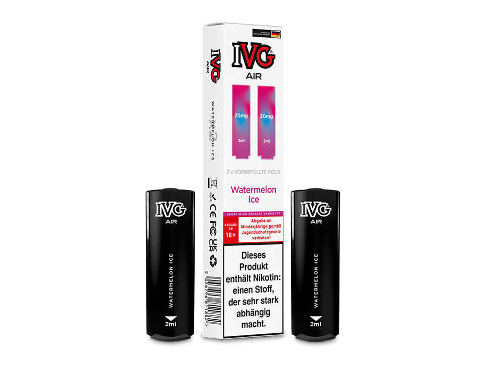 IVG - AIR Pod Watermelon Ice 20 mg/ml (2 Stück pro Packung)