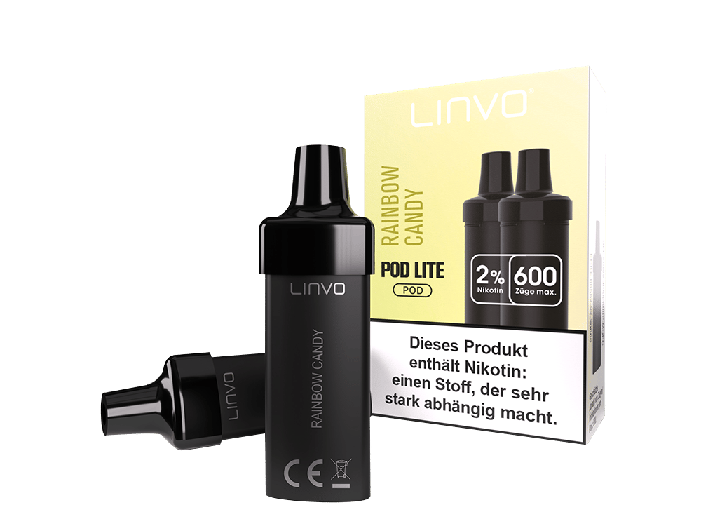 Linvo - Pod Lite Cartridge Rainbow Candy 20 mg/ml (2 Stück pro Packung) 10er Packung