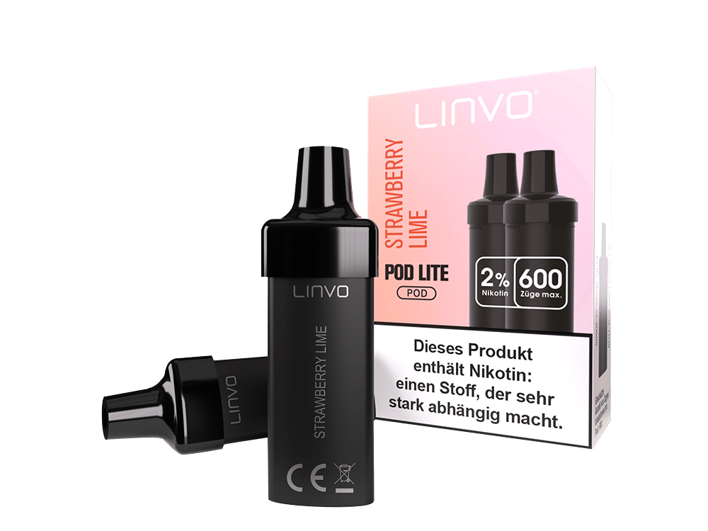 Linvo - Pod Lite Cartridge Strawberry Lime 20 mg/ml (2 Stück pro Packung) 300er Packung