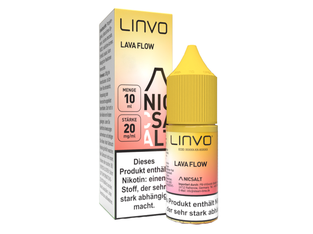 Linvo - Lava Flow - Nikotinsalz Liquid 20 mg/ml 10er Packung