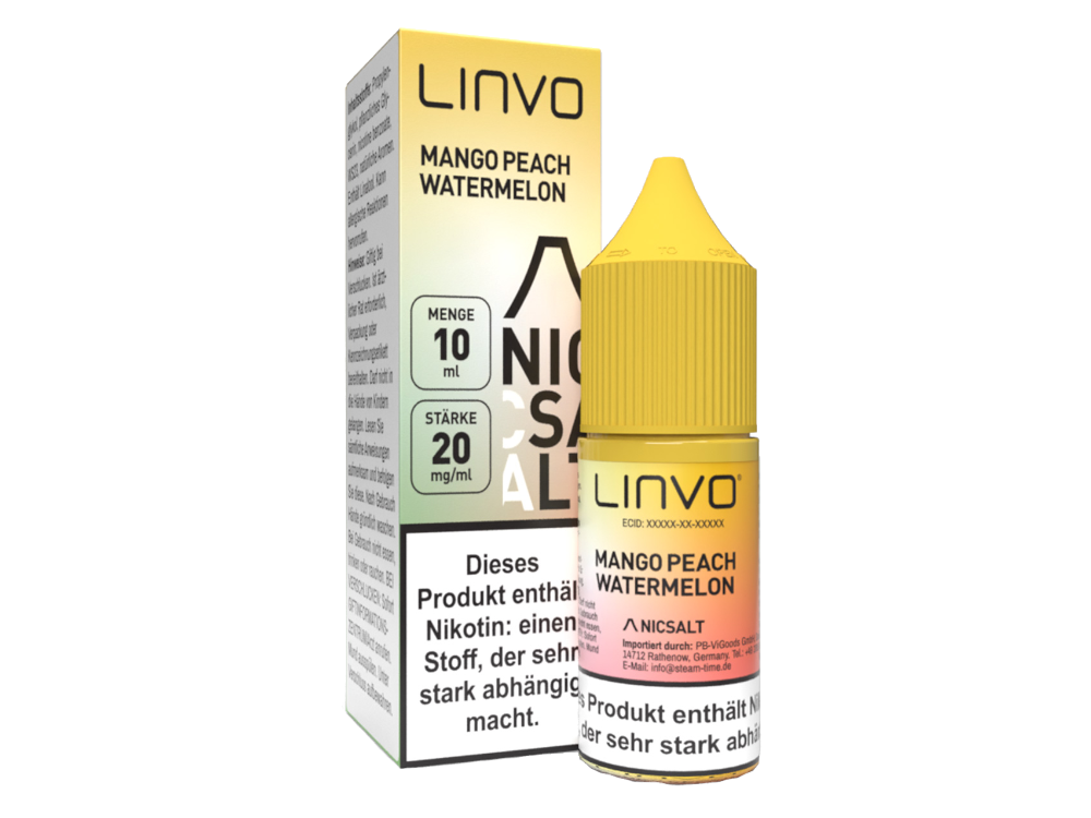 Linvo - Mango Peach Watermelon - Nikotinsalz Liquid 20 mg/ml