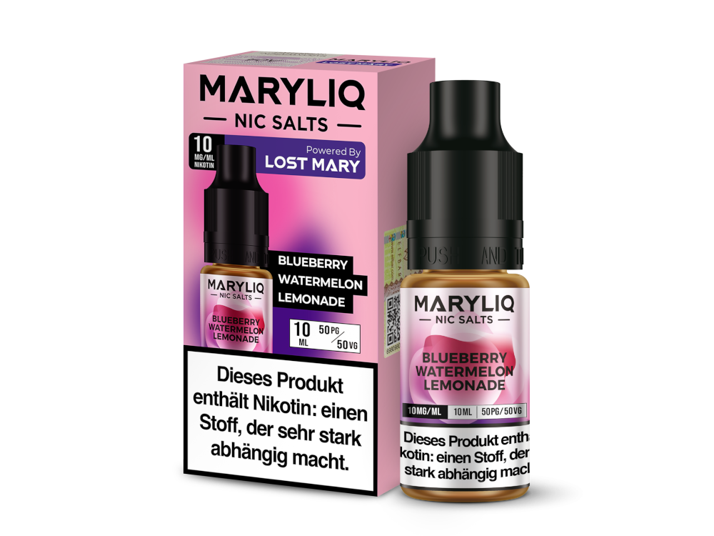 MARYLIQ - Blueberry Watermelon Lemonade - Nikotinsalz Liquid 10 mg/ml 200er Packung