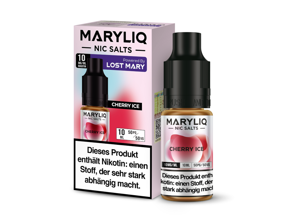 MARYLIQ - Cherry Ice - Nikotinsalz Liquid 10 mg/ml 10er Packung