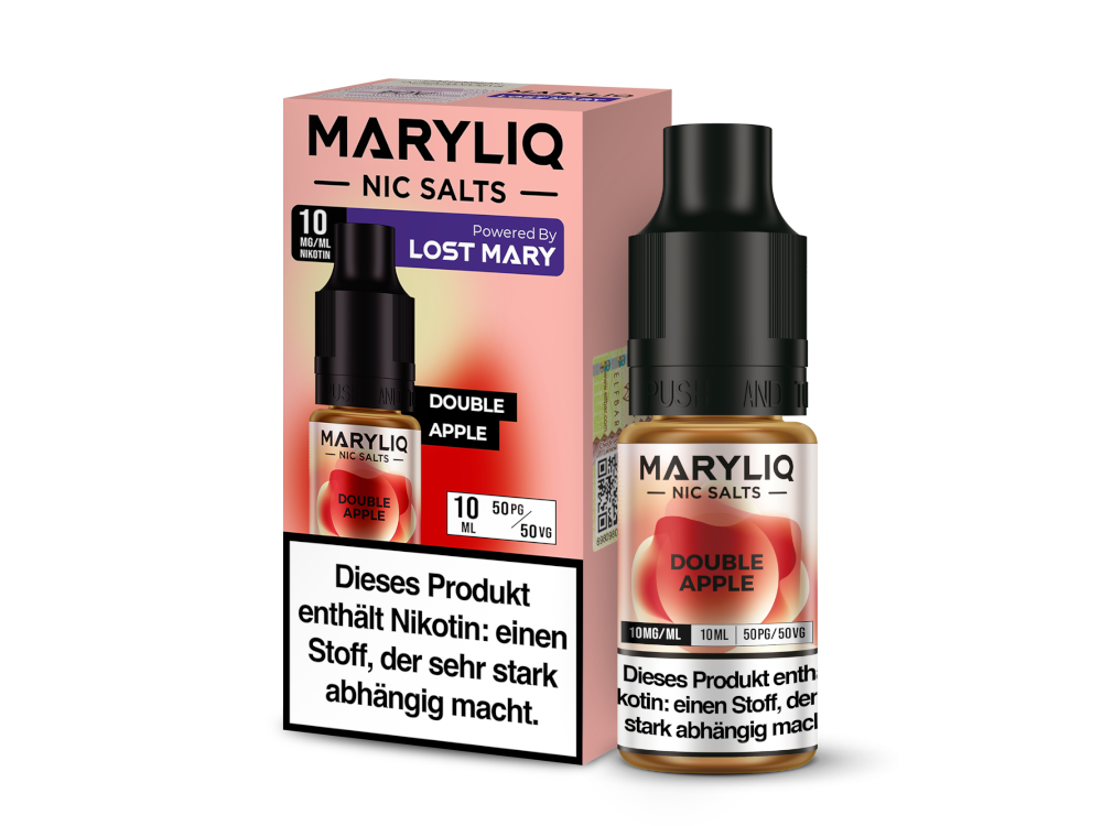 MARYLIQ - Double Apple - Nikotinsalz Liquid 10 mg/ml 10er Packung