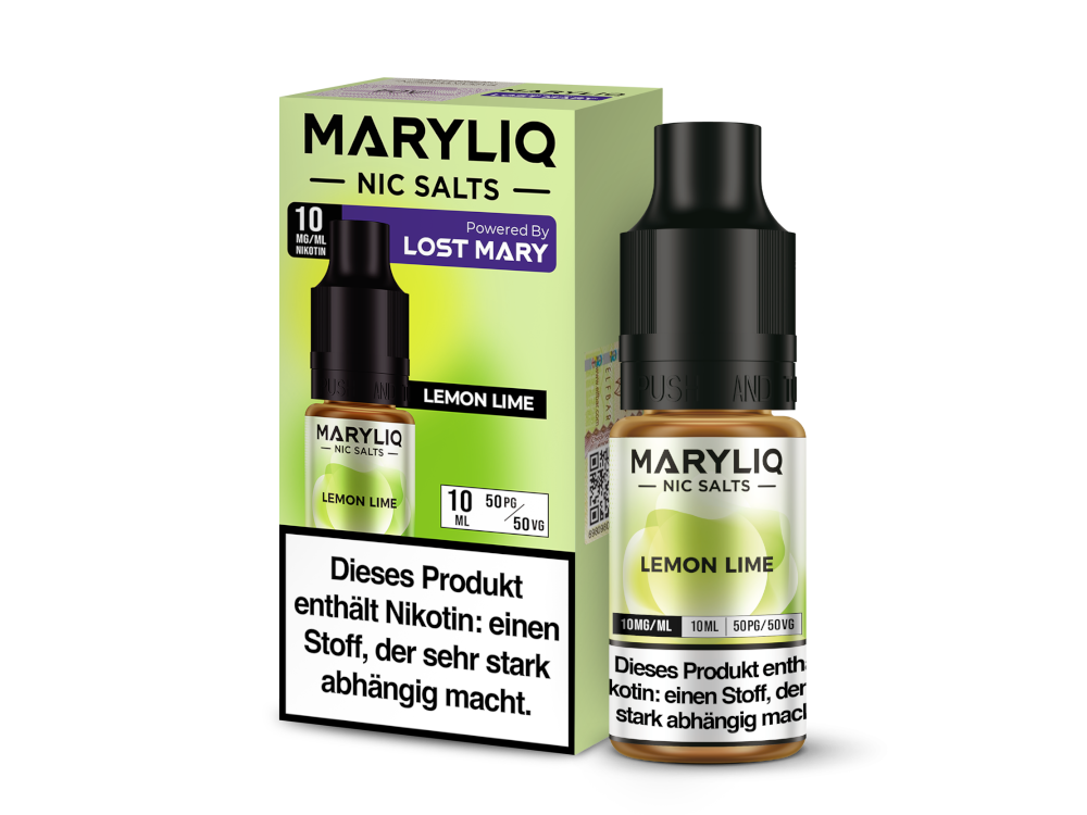 MARYLIQ - Lemon Lime - Nikotinsalz Liquid 10 mg/ml 10er Packung
