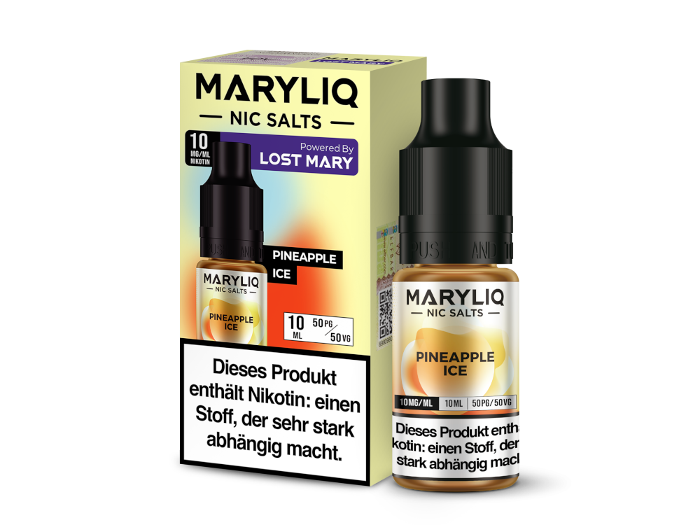 MARYLIQ - Pineapple Ice - Nikotinsalz Liquid 10 mg/ml 10er Packung