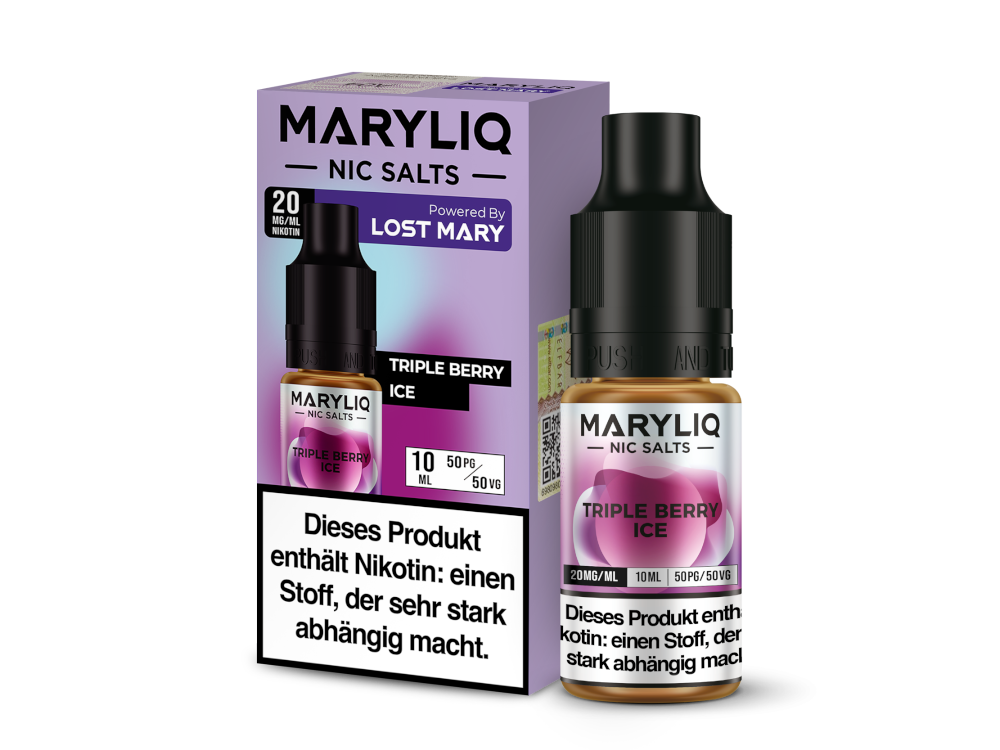 MARYLIQ - Triple Berry Ice - Nikotinsalz Liquid 20 mg/ml 200er Packung