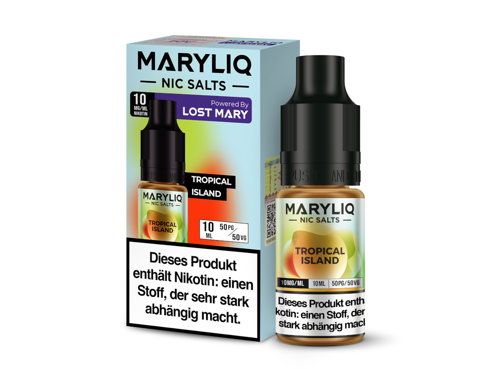 MARYLIQ - Tropical Island - Nikotinsalz Liquid 10 mg/ml 10er Packung