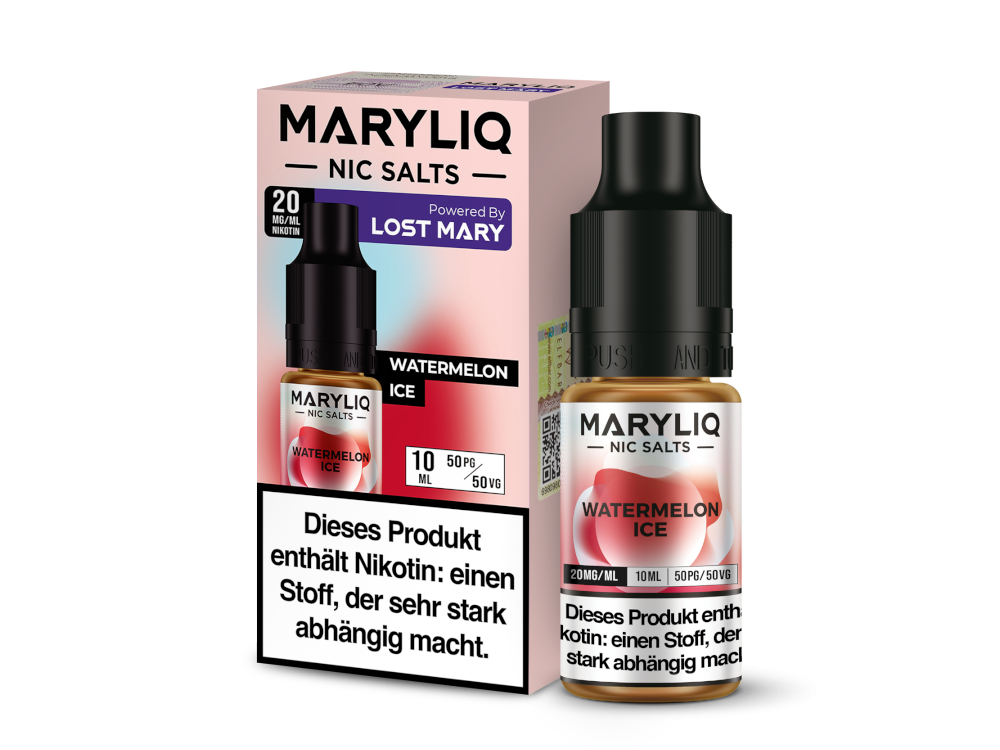 MARYLIQ - Watermelon Ice - Nikotinsalz Liquid 20 mg/ml 200er Packung