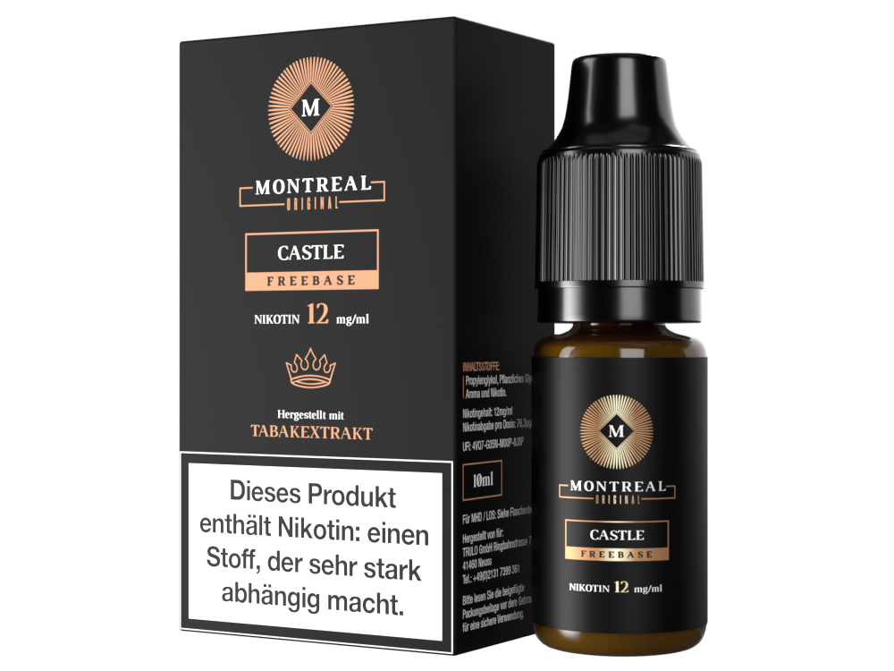 Montreal Original - Castle E-Zigaretten Liquid 12 mg/ml