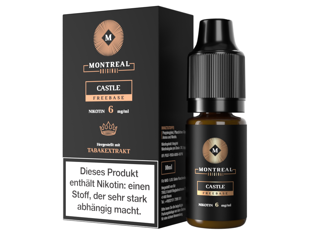 Montreal Original - Castle E-Zigaretten Liquid 6 mg/ml