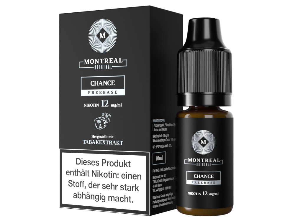 Montreal Original - Chance E-Zigaretten Liquid 12 mg/ml