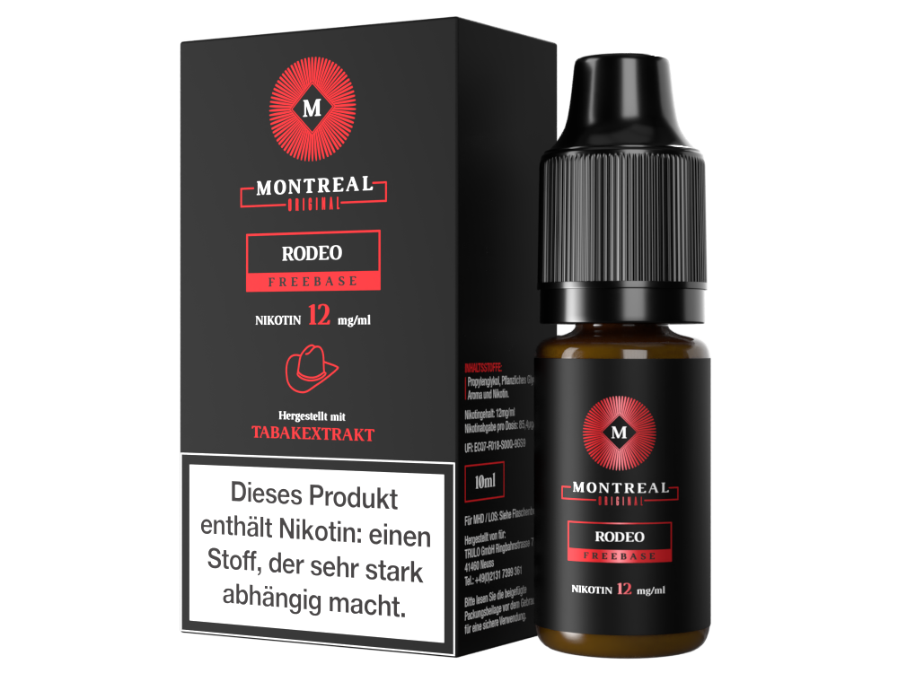 Montreal Original - Rodeo E-Zigaretten Liquid 12 mg/ml