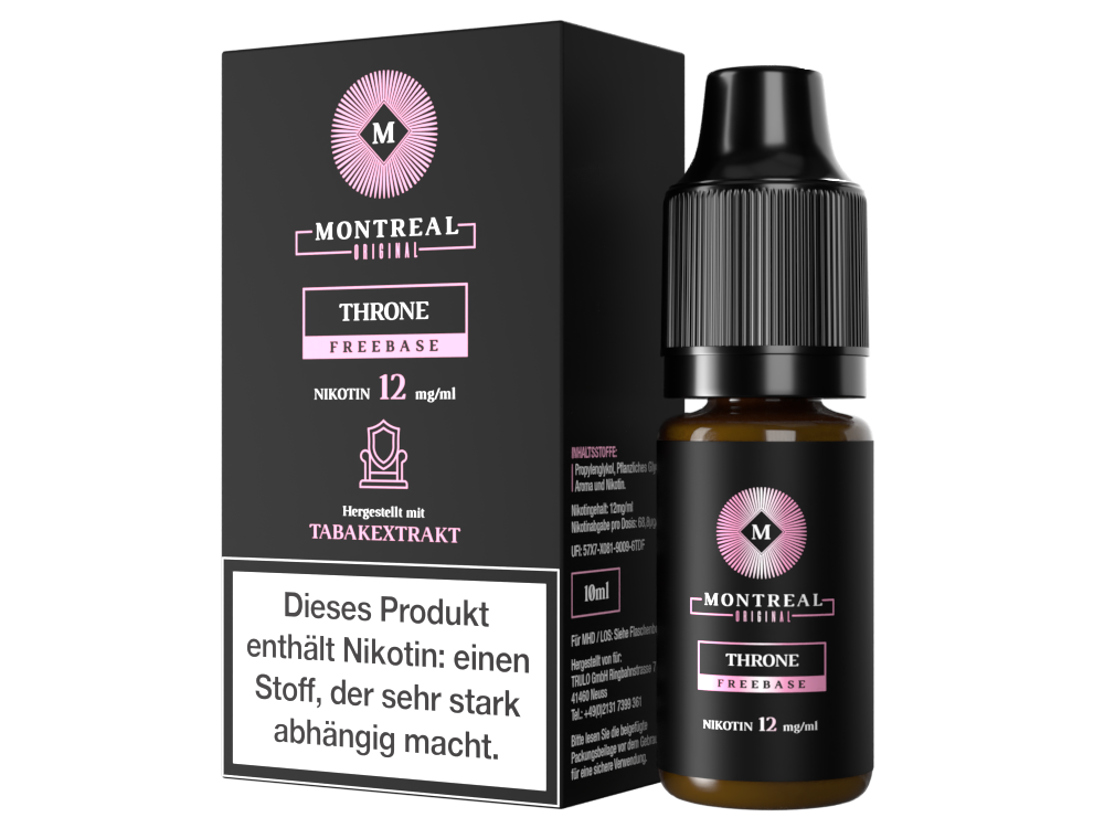 Montreal Original - Throne E-Zigaretten Liquid 12 mg/ml