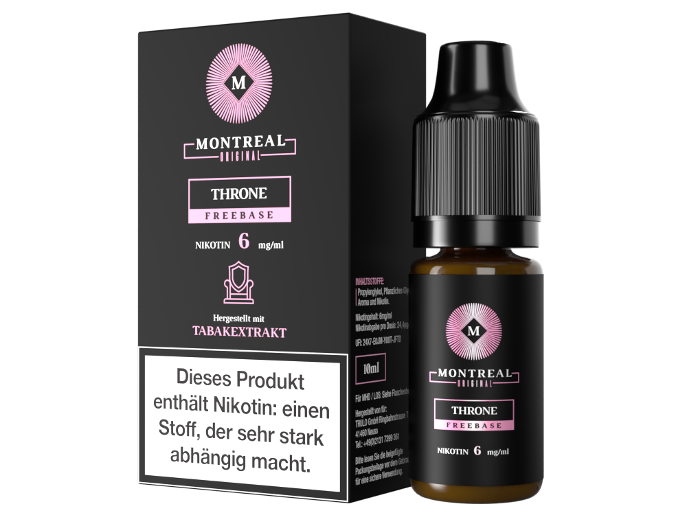 Montreal Original - Throne E-Zigaretten Liquid 6 mg/ml