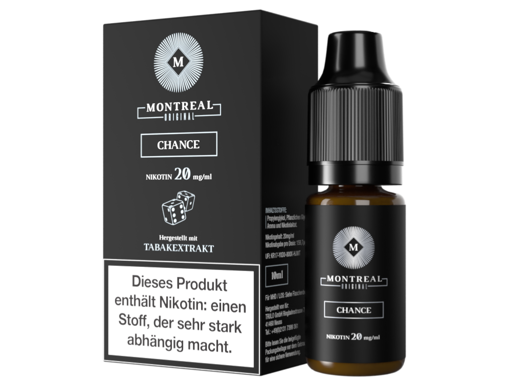Montreal Original - Chance - Nikotinsalz Liquid 20 mg/ml