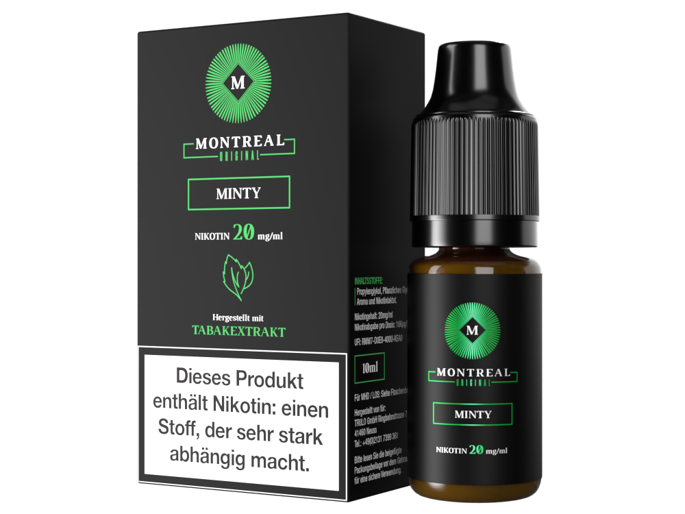 Montreal Original - Minty - Nikotinsalz Liquid 20 mg/ml