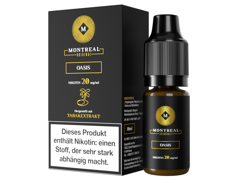 Montreal Original - Oasis - Nikotinsalz Liquid 20 mg/ml