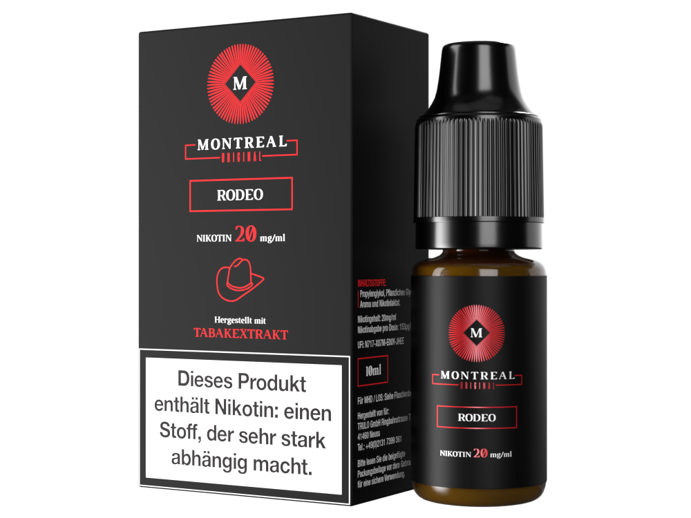 Montreal Original - Rodeo - Nikotinsalz Liquid 20 mg/ml