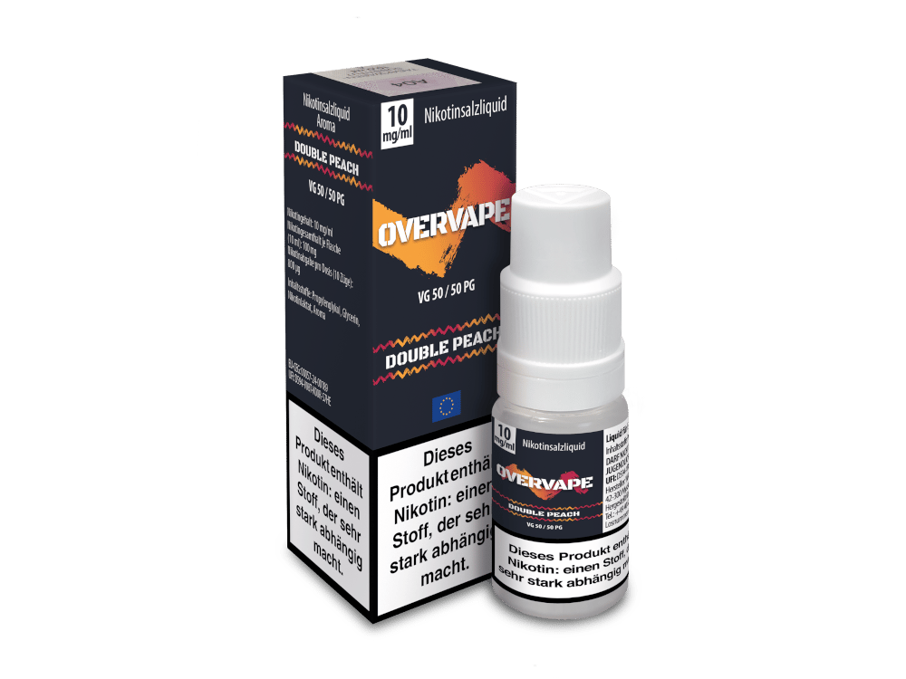 Overvape - Double Peach - Nikotinsalz Liquid 10 mg/ml