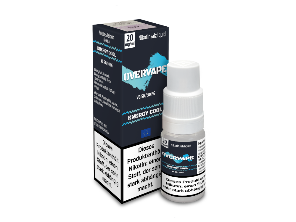 Overvape - Energy Cool - Nikotinsalz Liquid 20 mg/ml 5er Packung