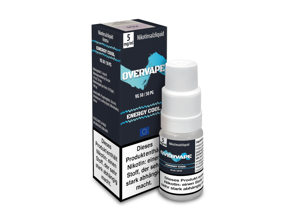 Overvape - Energy Cool - Nikotinsalz Liquid 5 mg/ml 560er Packung