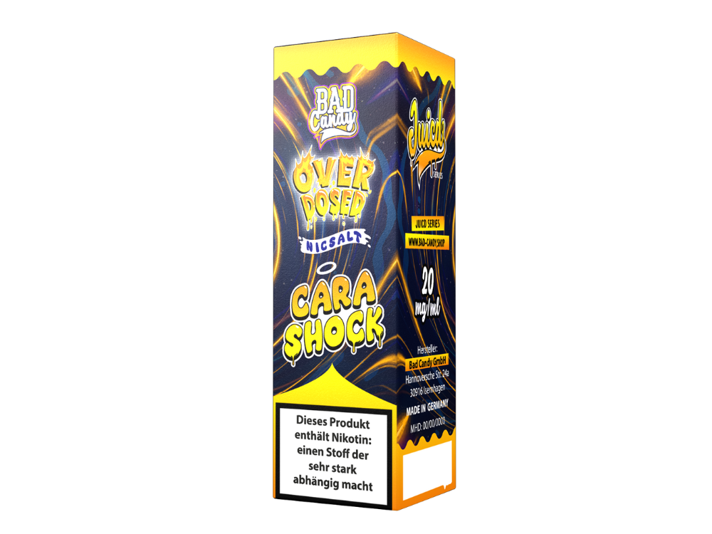 Bad Candy Liquids - Juicd - Overdosed Cara Shock - Nikotinsalz Liquid 20 mg/ml