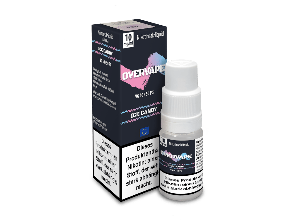 Overvape - Ice Candy - Nikotinsalz Liquid 10 mg/ml 5er Packung