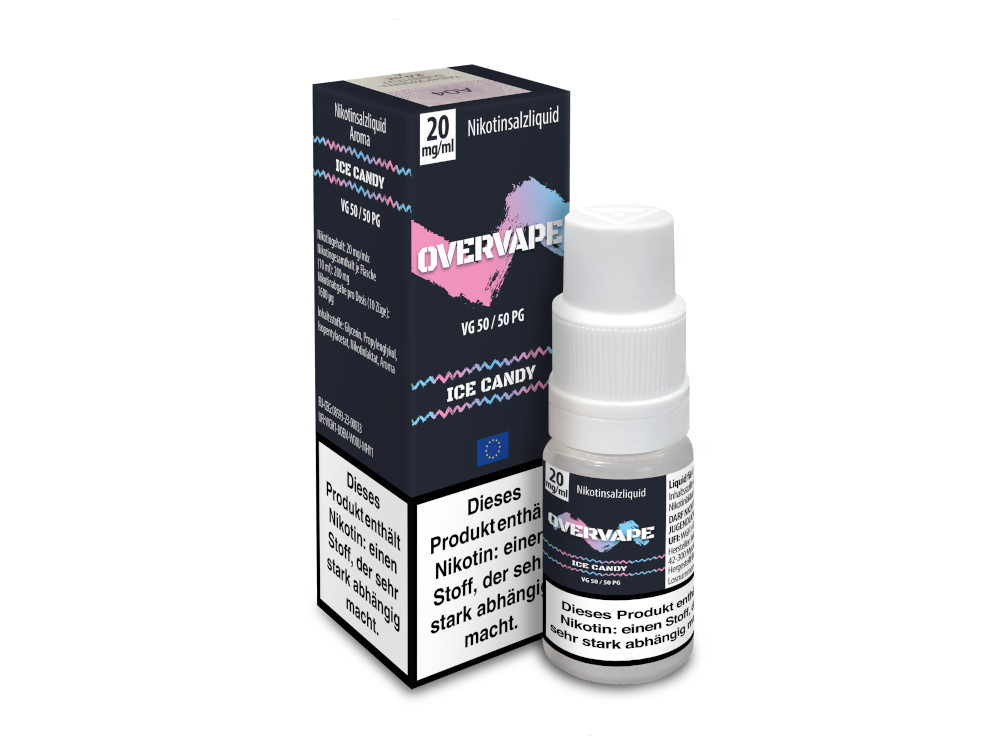 Overvape - Ice Candy - Nikotinsalz Liquid 20 mg/ml 5er Packung