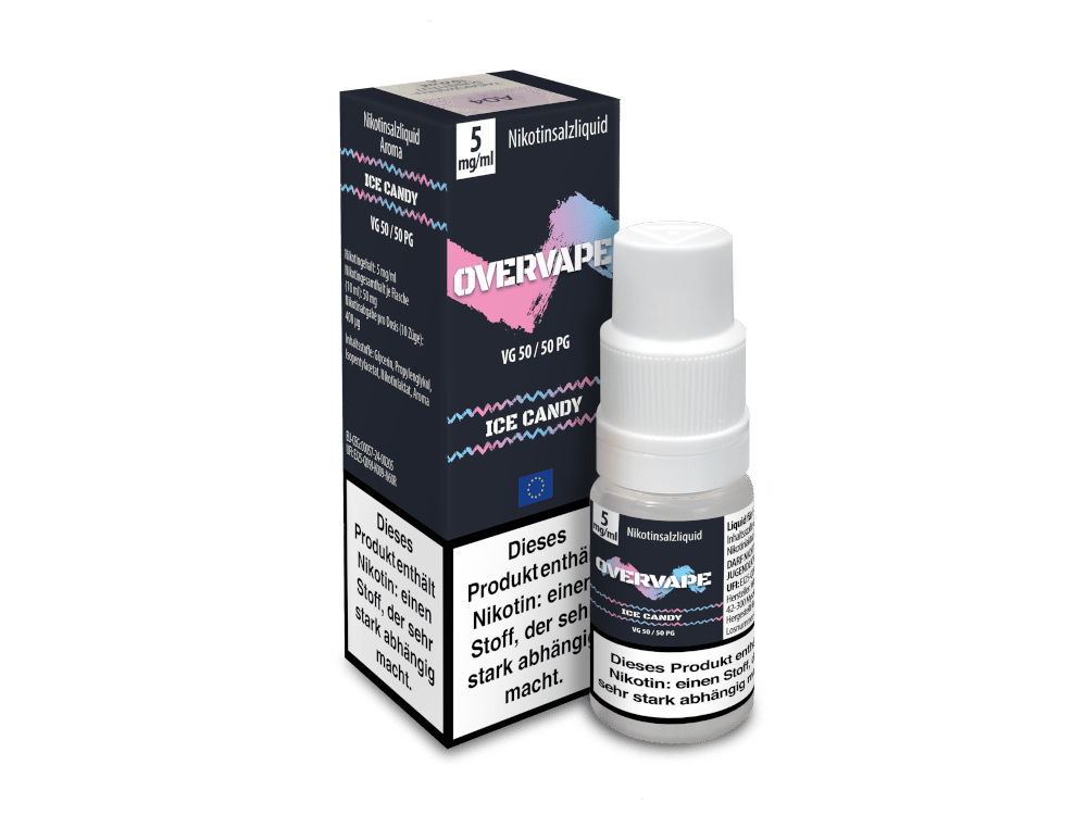Overvape - Ice Candy - Nikotinsalz Liquid 5 mg/ml 560er Packung