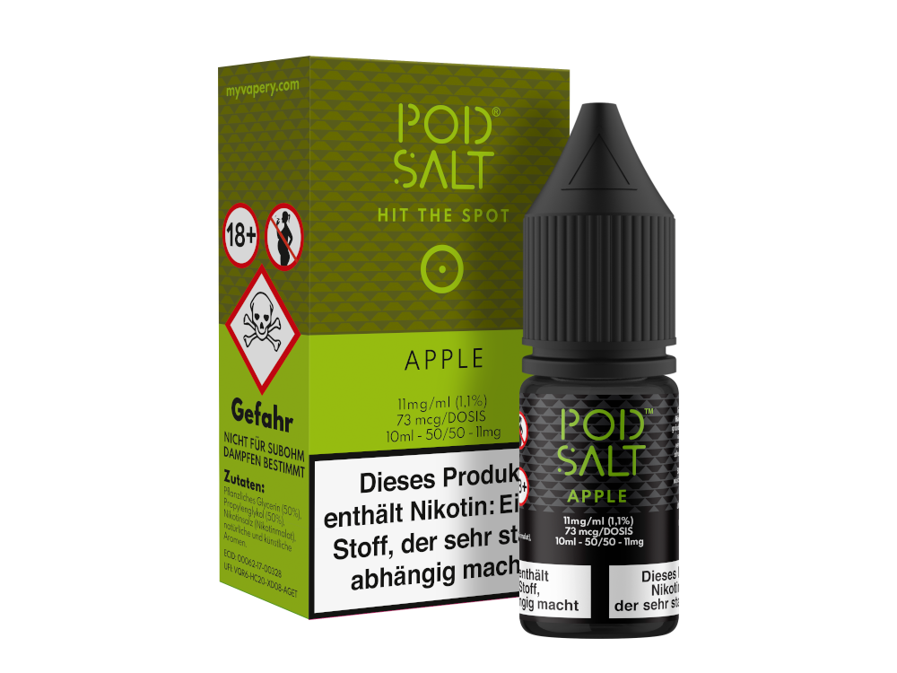 Pod Salt - Apple - Nikotinsalz Liquid 11 mg/ml