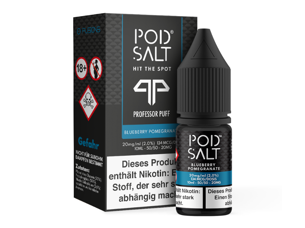 Pod Salt Fusion - Blueberry Pomegranate - Nikotinsalz Liquid 20 mg/ml