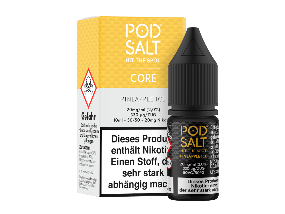 Pod Salt Core - Pineapple Ice - Nikotinsalz Liquid 20 mg/ml 100er Packung