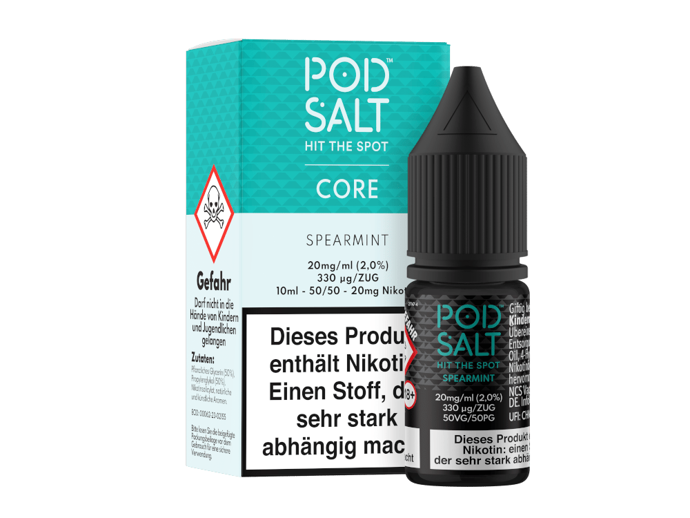 Pod Salt Core - Spearmint - Nikotinsalz Liquid 20 mg/ml 100er Packung