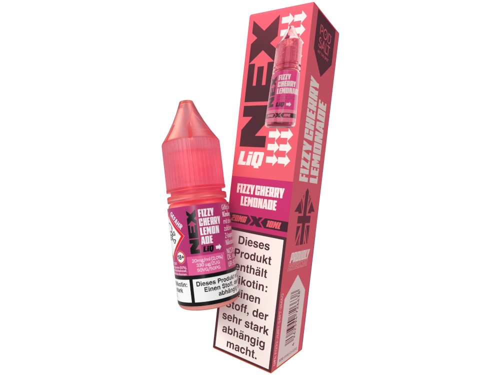 Pod Salt - NexLiq - Fizzy Cherry Lemonade - Nikotinsalz Liquid 20 mg/ml 200er Packung