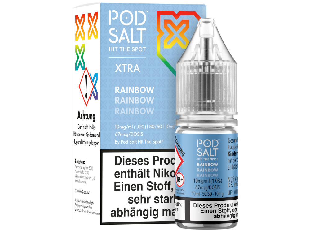 Pod Salt X - Rainbow - Nikotinsalz Liquid 10 mg/ml