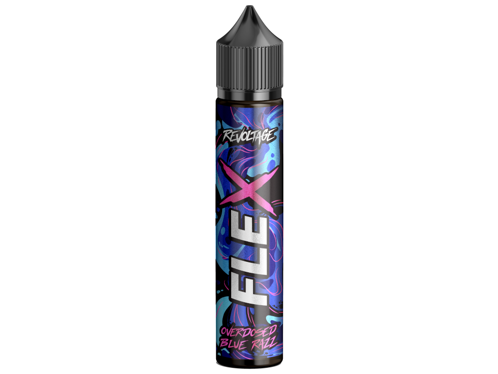 Revoltage - FLEX - Aroma Overdosed Blue Razz 10 ml 450er Packung