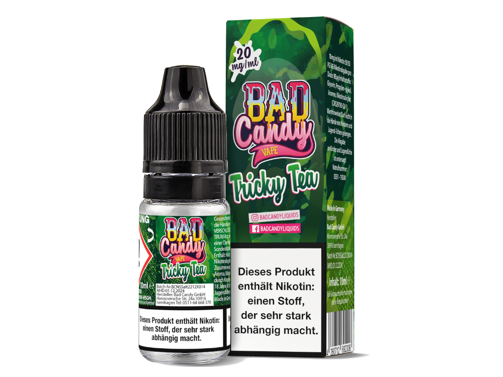 Bad Candy Liquids - Tricky Tea - Nikotinsalz Liquid 20 mg/ml