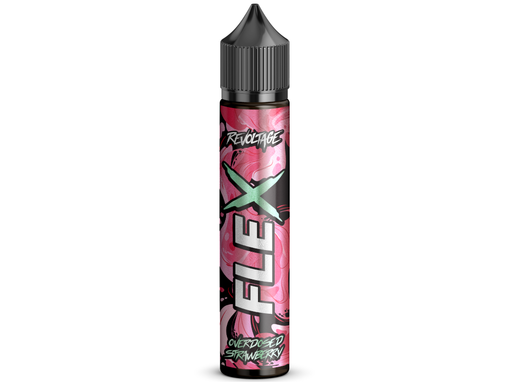 Revoltage - FLEX - Aroma Overdosed Strawberry 10 ml 15er Packung
