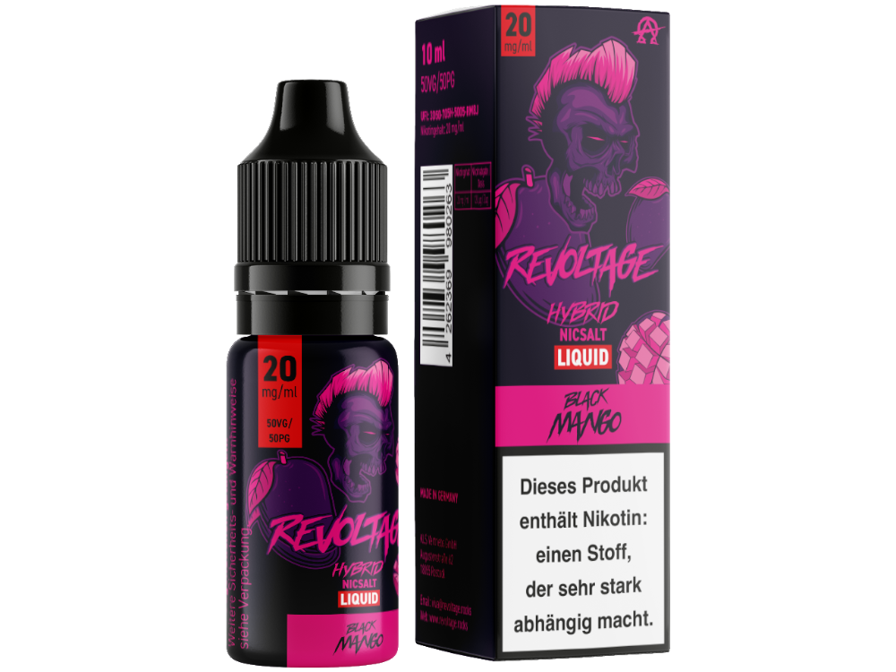 Revoltage - Black Mango - Hybrid Nikotinsalz Liquid 20 mg/ml 15er Packung