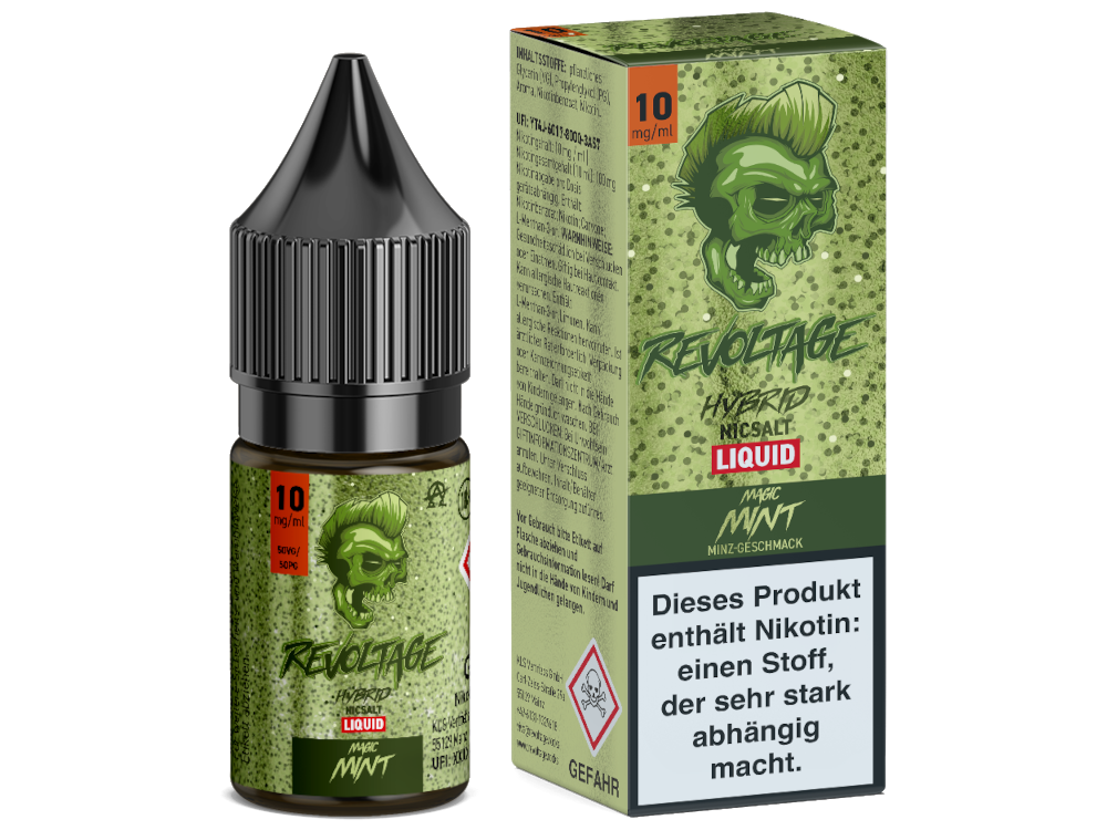 Revoltage - Magic Mint - Hybrid Nikotinsalz Liquid 10 mg/ml 15er Packung