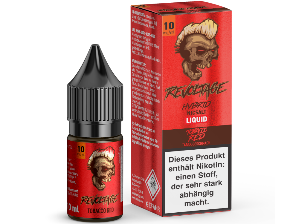 Revoltage - Tobacco Red - Hybrid Nikotinsalz Liquid 10 mg/ml 15er Packung