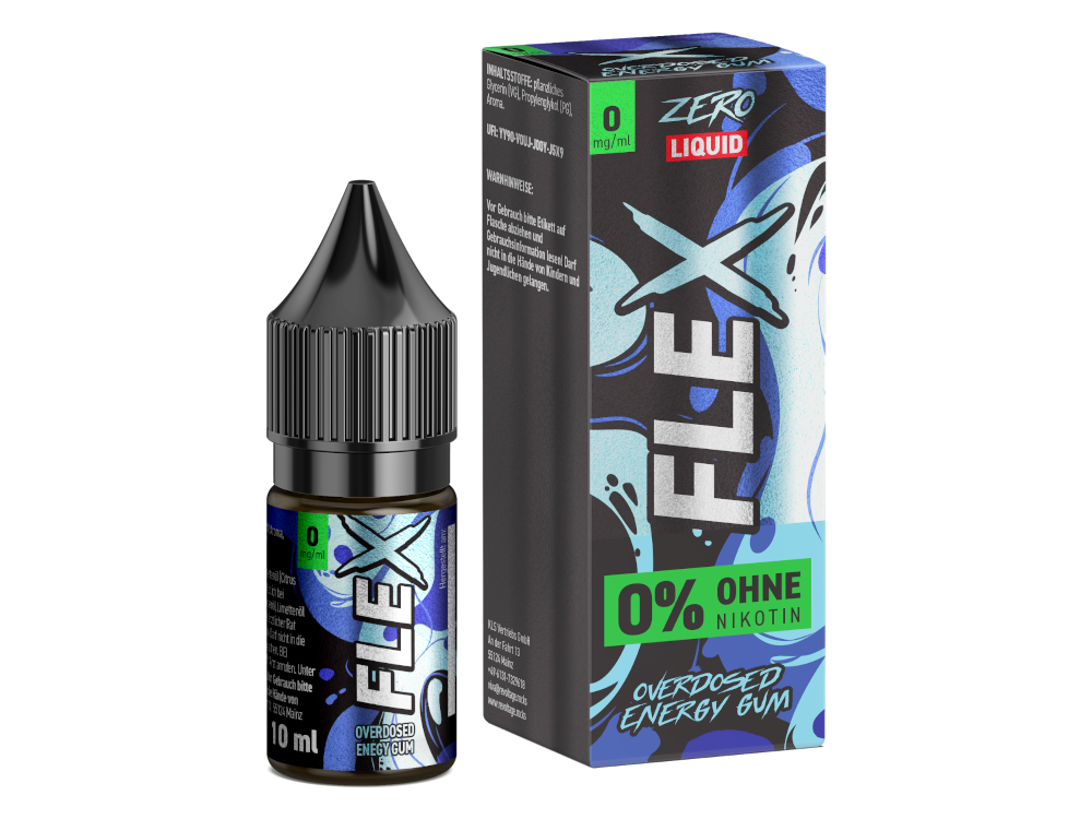 Revoltage - FLEX - Overdosed Energy Gum - Nikotinsalz Liquid 0 mg/ml 450er Packung