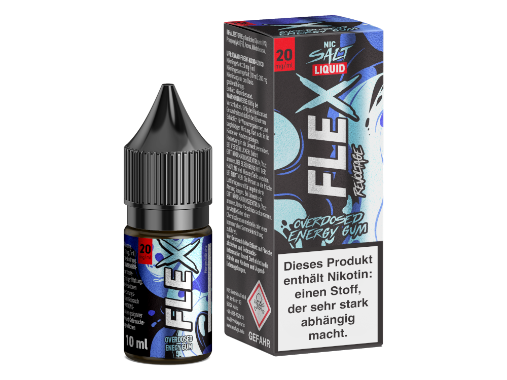 Revoltage - FLEX - Overdosed Energy Gum - Nikotinsalz Liquid 20 mg/ml 15er Packung