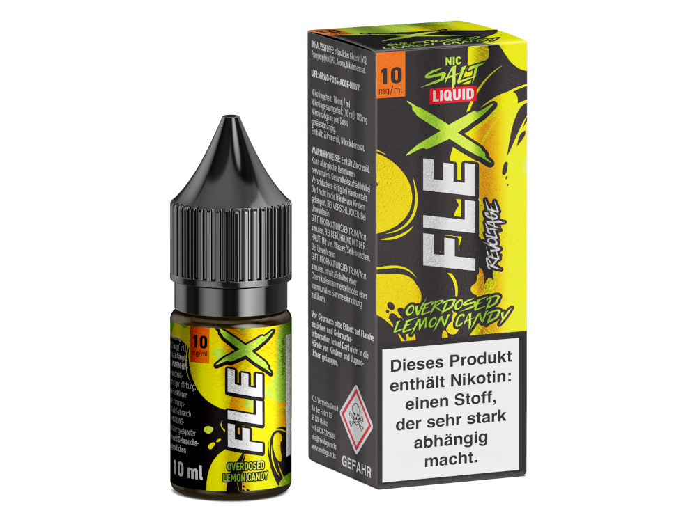 Revoltage - FLEX - Overdosed Lemon Candy - Nikotinsalz Liquid 10 mg/ml 15er Packung